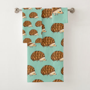 Whimsical Hedgehog – Cute Woodland Animal Bath Towel Set
