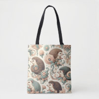Whimsical Hedgehog Haven: Victorian Floral
