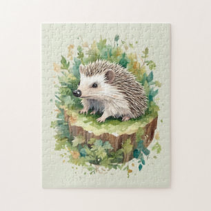 Whimsical Hedgehog l Season : spring [A] Jigsaw Puzzle