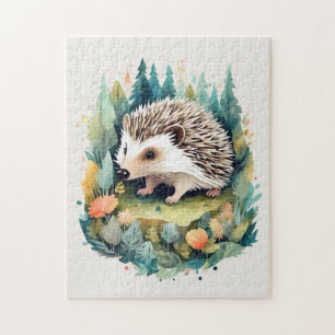 Whimsical Hedgehog l Season : summer [A]  Jigsaw Puzzle
