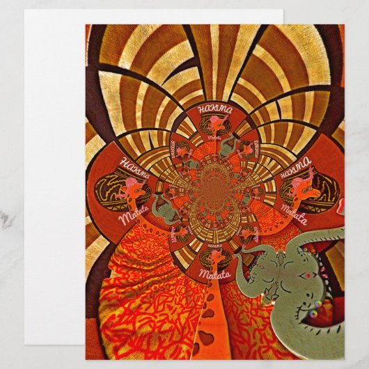 Whimsical Heights: Beautiful Funny Giraffe African (Front/Back)