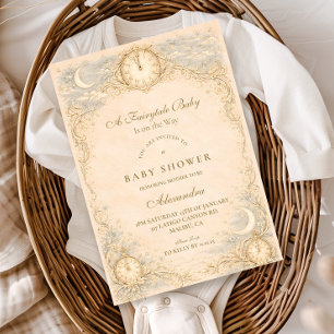 Whimsical Heirloom Baby Shower Invitation