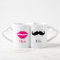 Whimsical His and Hers Mug Set