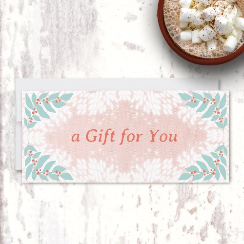 Whimsical Holiday Gift Certificate