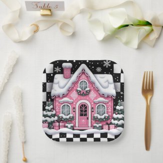 Whimsical Holiday Plates for Christmas