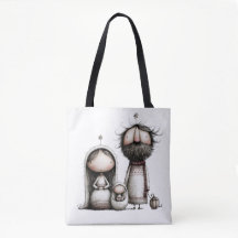 Whimsical Holy Family Nativity