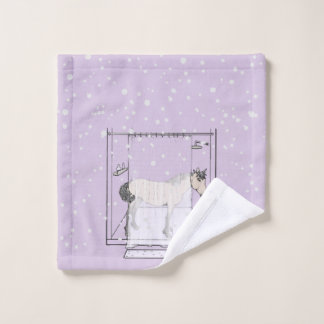 Whimsical Horse Lover Equestrian Shower Stall Bath Towel Set