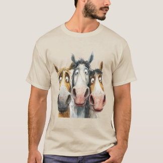 Whimsical horses T-Shirt
