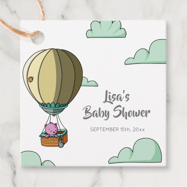 Whimsical hot air balloon baby shower new arrivals