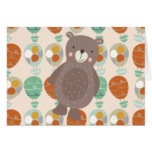 Whimsical Hot Air Balloons (Front Horizontal)