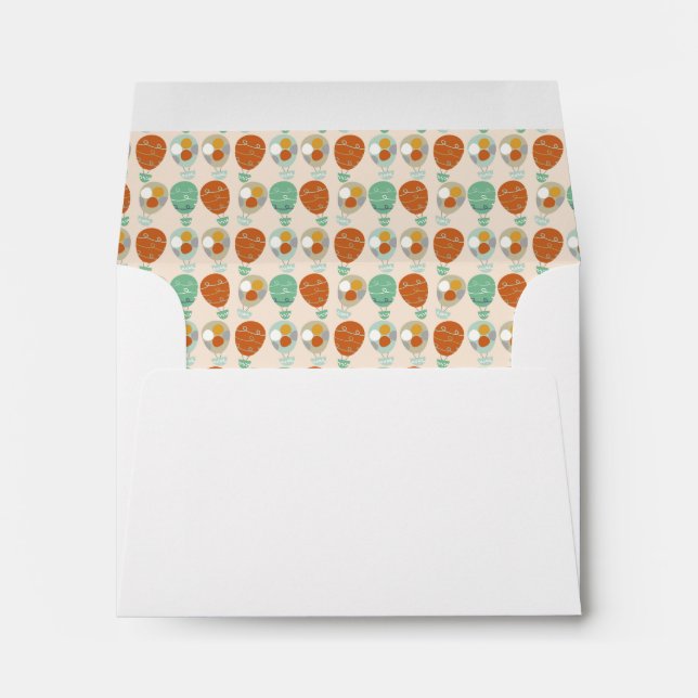 Whimsical Hot Air Balloons Envelope (Back (Bottom))