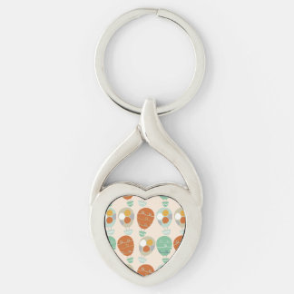 Whimsical Hot Air Balloons Keychain