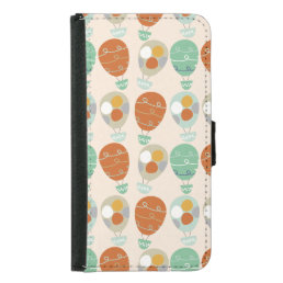 Whimsical Hot Air Balloons Wallet Phone Case For Samsung Galaxy S5