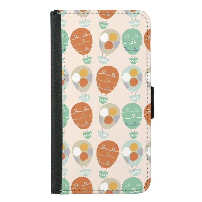 Whimsical Hot Air Balloons Samsung Galaxy Wallet Case (Front)