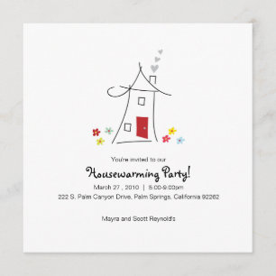 Whimsical Housewarming Party Invitation