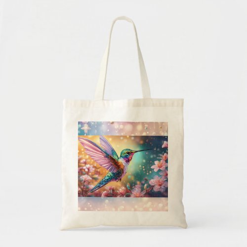 Whimsical Hummingbird Haven Vibrant Tote Bags Ins
