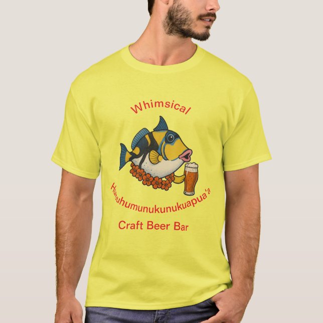 Whimsical Humuhumunukunukuapua‘a Bar Tee (Front)