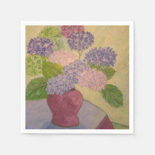 Whimsical Hydrangeas Napkins