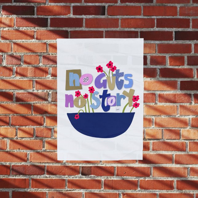 Whimsical Inspirational Quote Hand Lettering  Poster (Creator Uploaded)