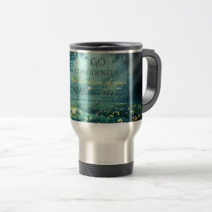 Whimsical Inspiring Dreams Quote Travel Mug