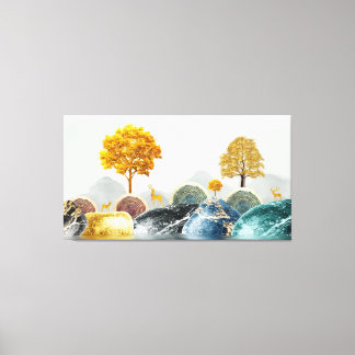 Whimsical Island Canvas Print