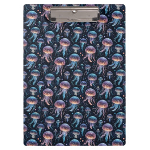 Whimsical Jellyfish Pattern Clipboard
