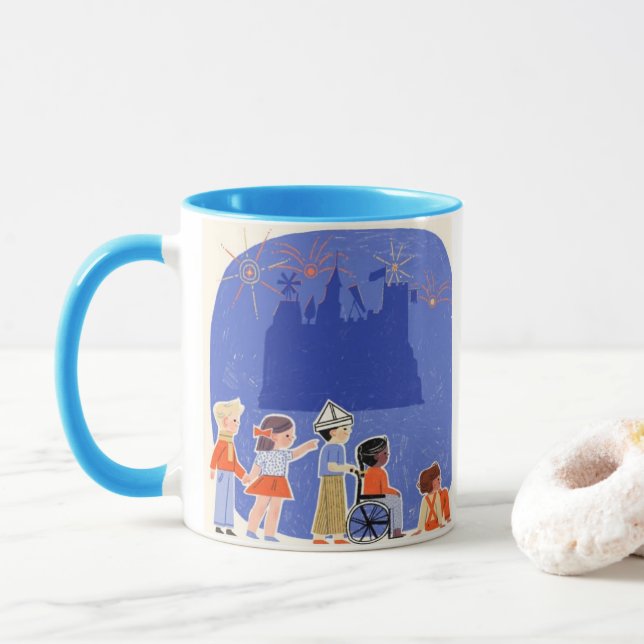 Whimsical Kids Adventure Mug (With Donut)