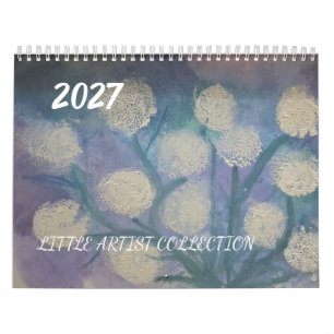 Whimsical Kids Art 2027 Colorful Cute Drawings Calendar