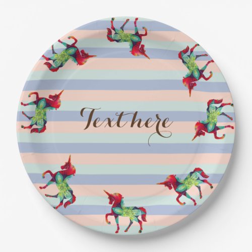 Whimsical Kids Party Custom Paper Plates