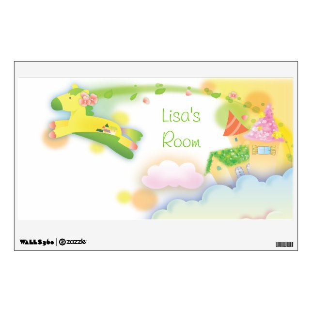 Whimsical Kid's Wall Decal (Front)