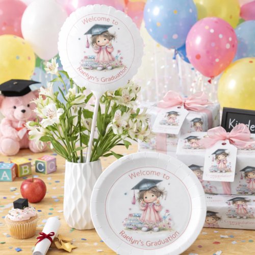 Whimsical Kindergarten Graduation Celebration  Balloon