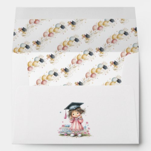 Whimsical Kindergarten Graduation Celebration  Envelope