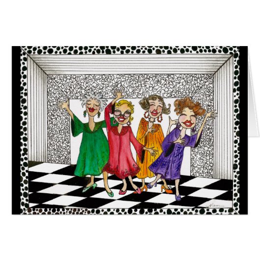 Whimsical Ladies Performing in Song and Dance (Front Horizontal)