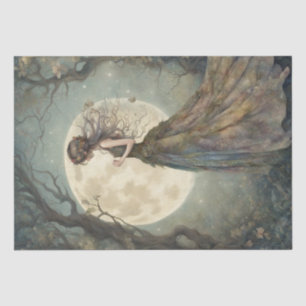 Whimsical Lady Decoupage Paper