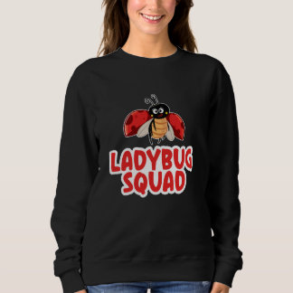 Whimsical Ladybug Quad Kawaii Anime Bugs Sweatshirt