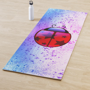 Whimsical Ladybug Yoga Mat