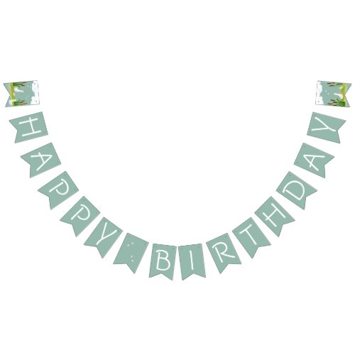 Whimsical Lakeside Adventure _ Boys Birthday Bunting Flags