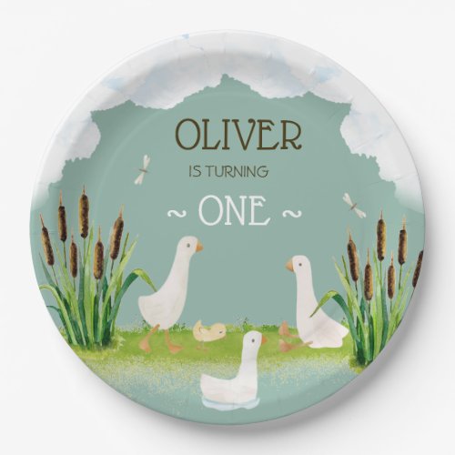 Whimsical Lakeside Adventure _ Boys Birthday Paper Plates