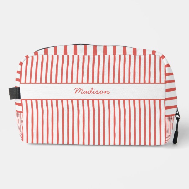 Whimsical Last Toast On The Coast Coral Travel Bag (Front)