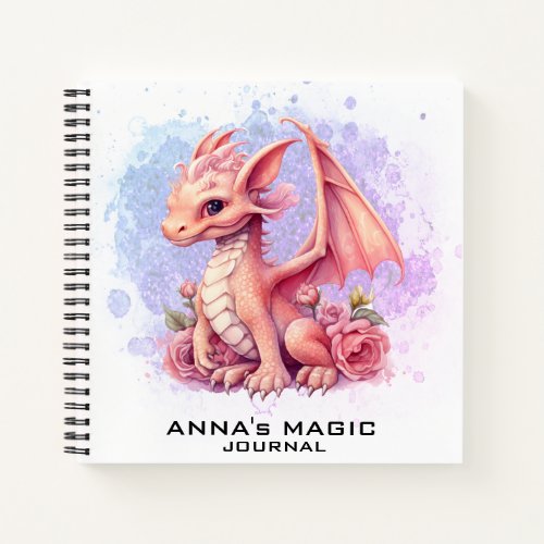  Whimsical Law Attraction Baby Dragon AP85 Notebook