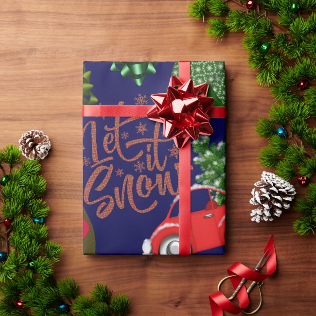Whimsical Let it Snow Christmas