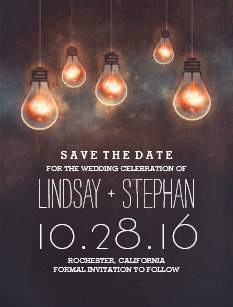 light bulb invitations zazzle