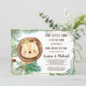 Whimsical Lion Party | Shower By Mail Invitation (Standing Front)
