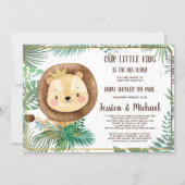 Whimsical Lion Party | Shower By Mail Invitation (Front)