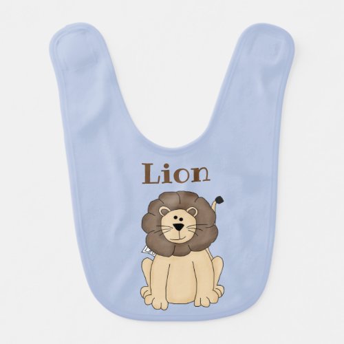 Whimsical Lion _ Reversible Personalized Bib
