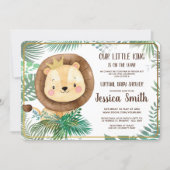 Whimsical Lion Themed Party | Virtual Baby Shower Invitation (Front)