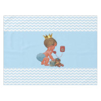 Whimsical Little Prince on Phone Baby Shower Tablecloth