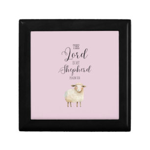 Whimsical Lord is My Shepherd Psalm 23:1 Gift Box