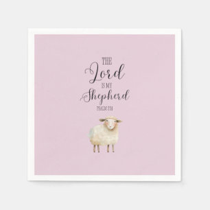 Whimsical Lord is My Shepherd Psalm 23:1 Napkins