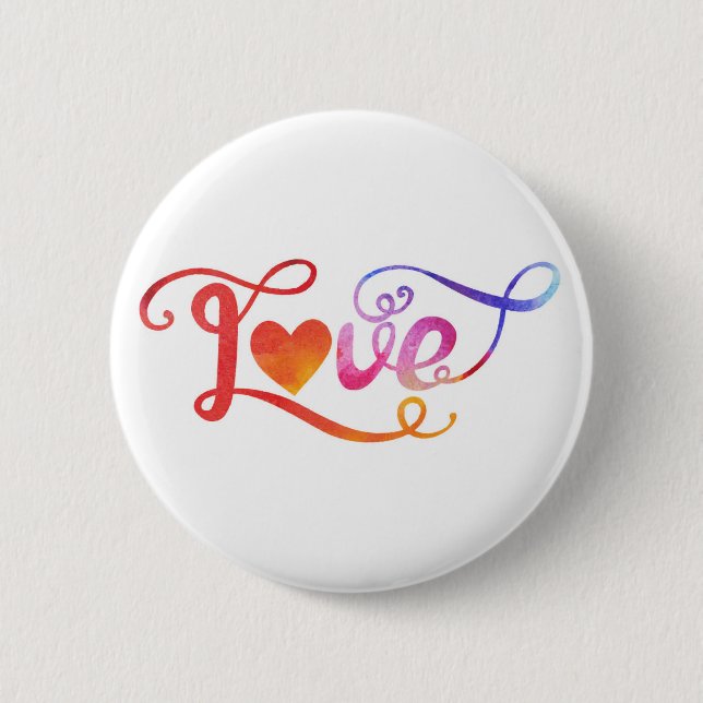 Whimsical Love Button (Front)